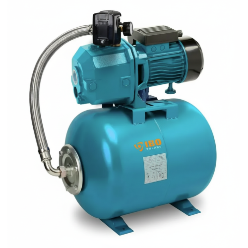 Hidrofor IBO Dambat DP370 cu Ejector și Rezervor 24L - Extracție Apă până la 20m Hidrofor IBO Dambat DP370 cu Ejector și Rezervor 24L - Extracție Apă până la 20m