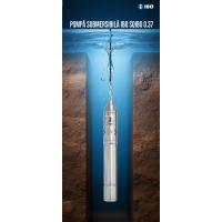 Pompă Submersibilă IBO SQIBO 0.37 (0.37 kW) - 3 Inch, Cablu 15m, Pentru Puțuri Înguste Pompă Submersibilă IBO SQIBO 0.37 (0.37 kW) - 3 Inch, Cablu 15m, Pentru Puțuri Înguste