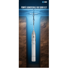 Pompă Submersibilă IBO SQIBO 0.37 (0.37 kW) - 3 Inch, Cablu 15m, Pentru Puțuri Înguste