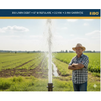 Pompă Submersibilă Profesională IBO IPRO 12-030S (2.2 kW, 230V) - Debit EXTREM 300L/min, Refulare 67m - Garanție 3 Ani! Pompă Submersibilă Profesională IBO IPRO 12-030S (2.2 kW, 230V) - Debit EXTREM 300L/min, Refulare 67m - Garanție 3 Ani!